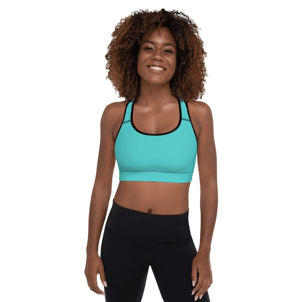 Dark Turquoise Padded Sports Bra product image (3)