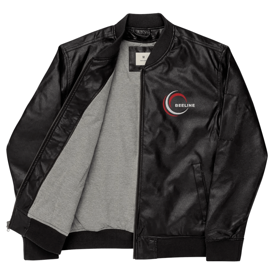 Beeline Black Leather Jacket product image (10)