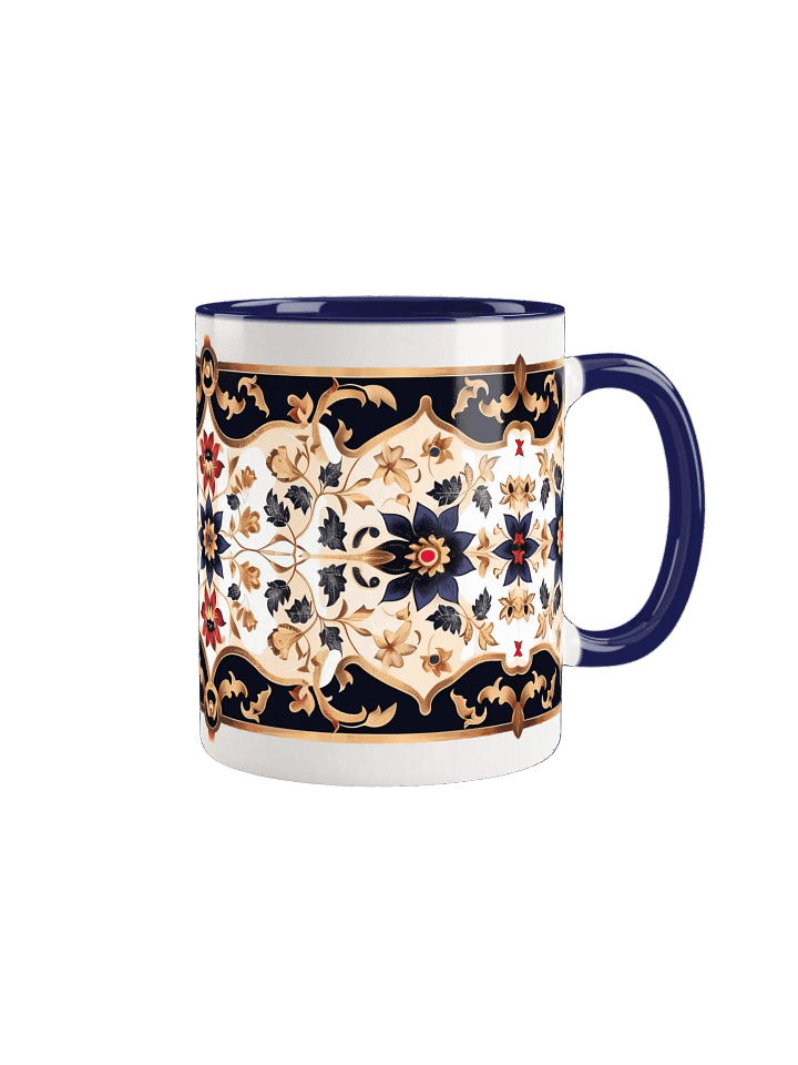 Intricate Floral Bliss Ceramic Mug product image (2)