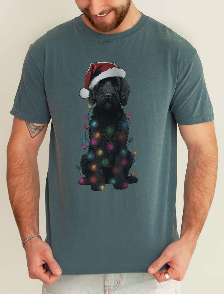 Funny Black Doodle Christmas T-Shirt for Doodle Paw-rents product image (1)