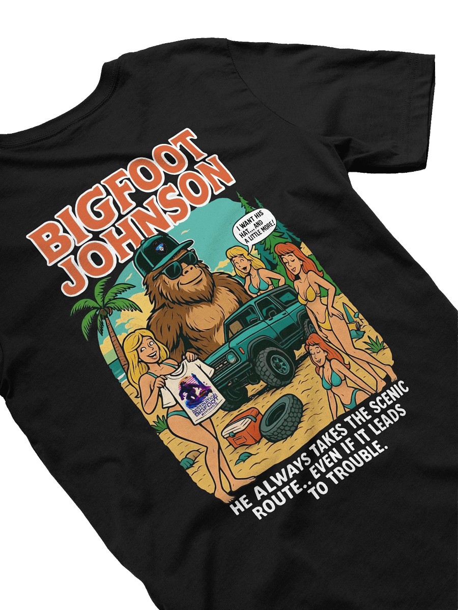 Bigfoot Johnson Scenic Route Tee (Black) product image (4)