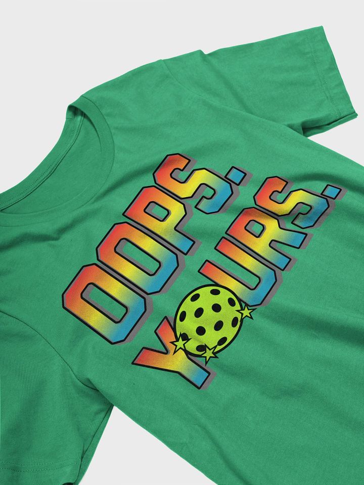 Oops Yours Pickleball Vibrant Graphic Tee product image (22)