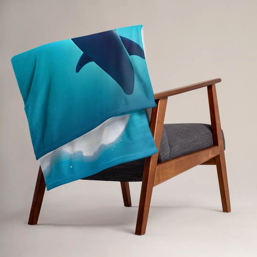 Endangered Species - Mexico - Vaquita Throw Blanket product image (5)