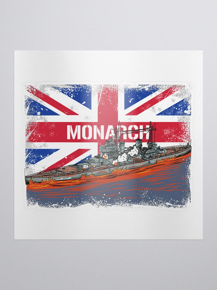 Burning Monarch Sticker product image (1)