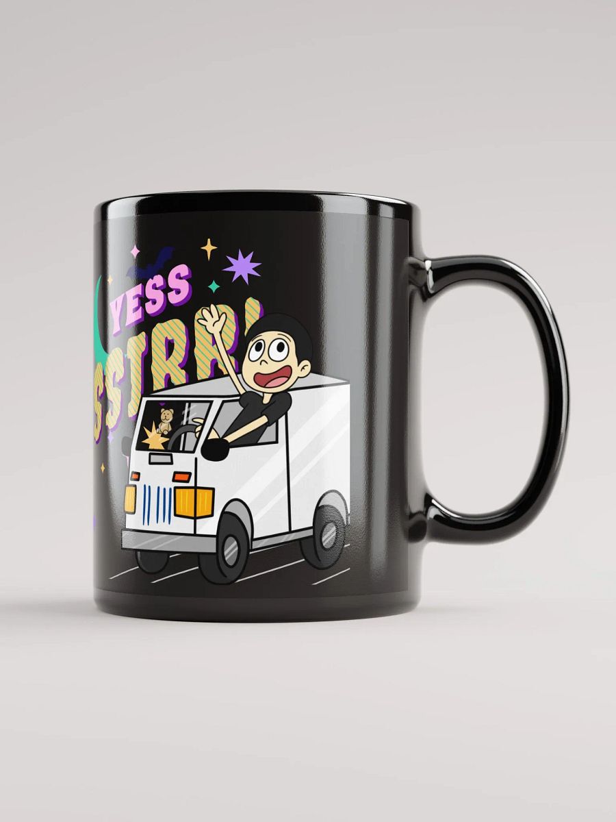 ¡Yes sir! | Taza Negra Brillante product image (1)