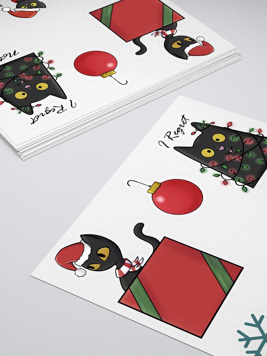 Christmas Cat Sticker Pack product image (4)