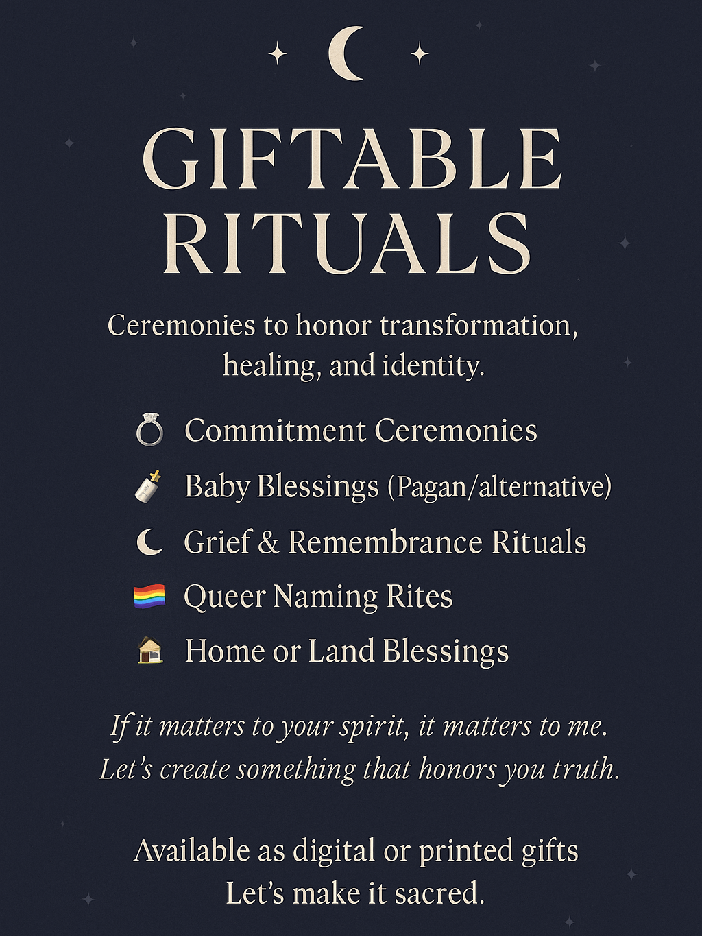 🌕 Other Rites & Giftable Ceremonies product image (1)
