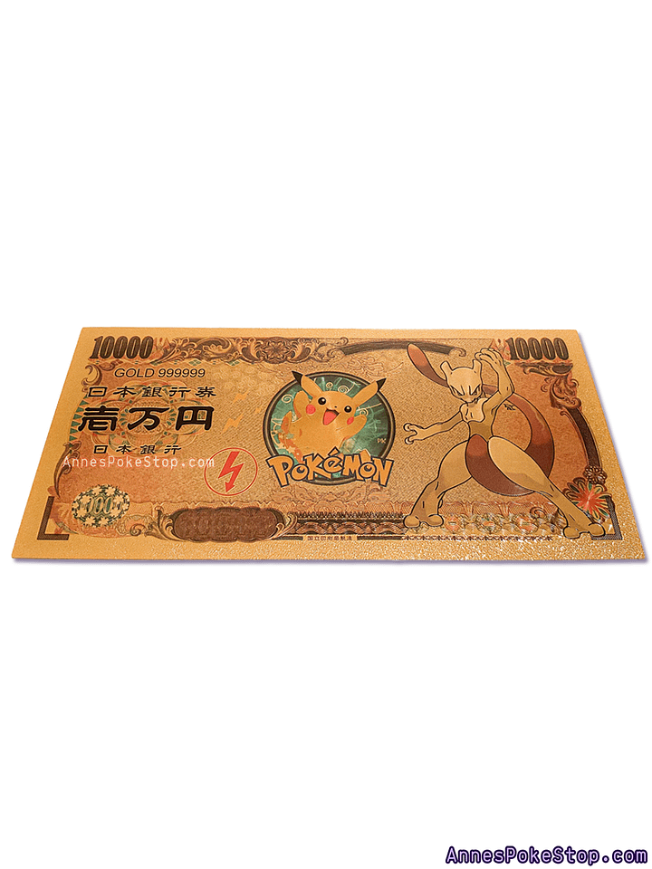 24k Banknote Collectable - Mewtwo product image (1)