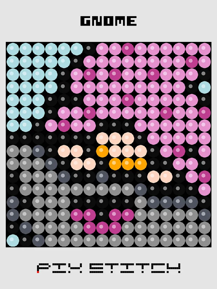 Gnome Pixel Art product image (1)