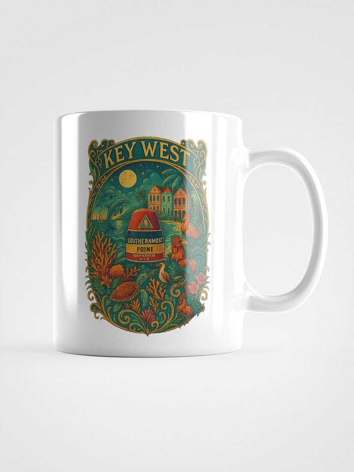 Key West Ceramic Mug with Southernmost Point Buoy product image (3)