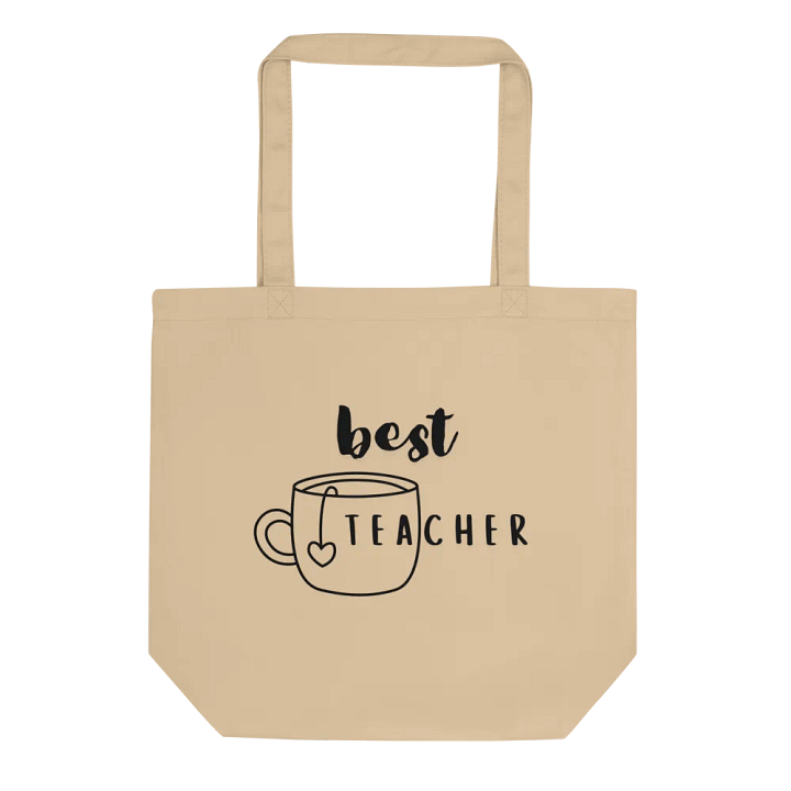 Best Teacher Canvas Tote Bag product image (1)