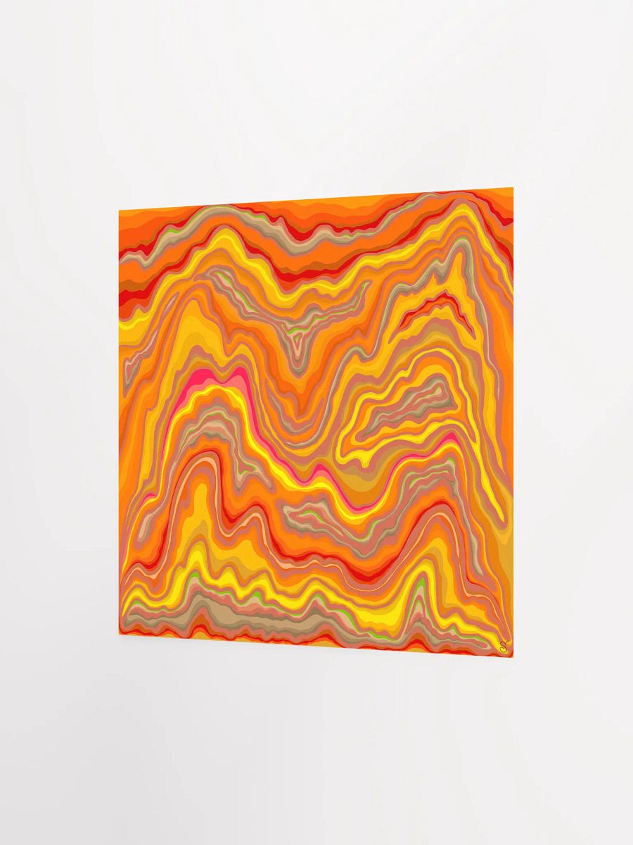 Flowing Topography Poster - Stone No. 12 product image (2)