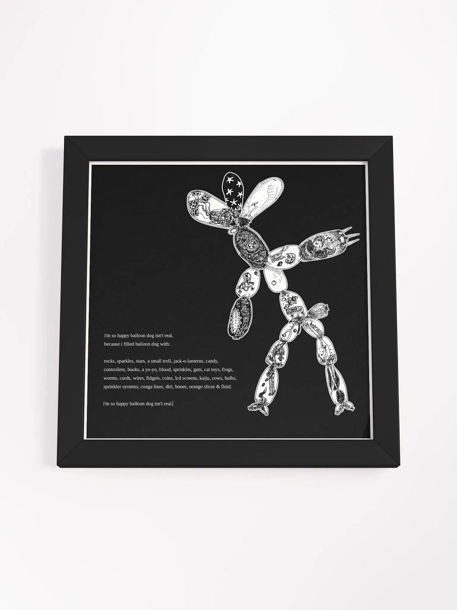 framed balloon dog product image (15)