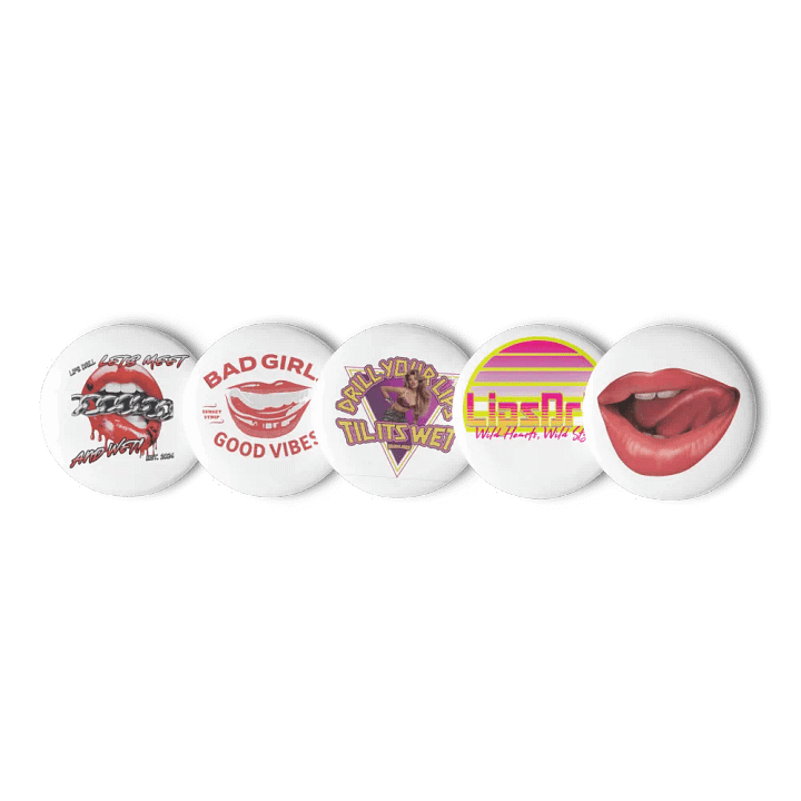 Lips Drill Pin Buttons Set product image (1)