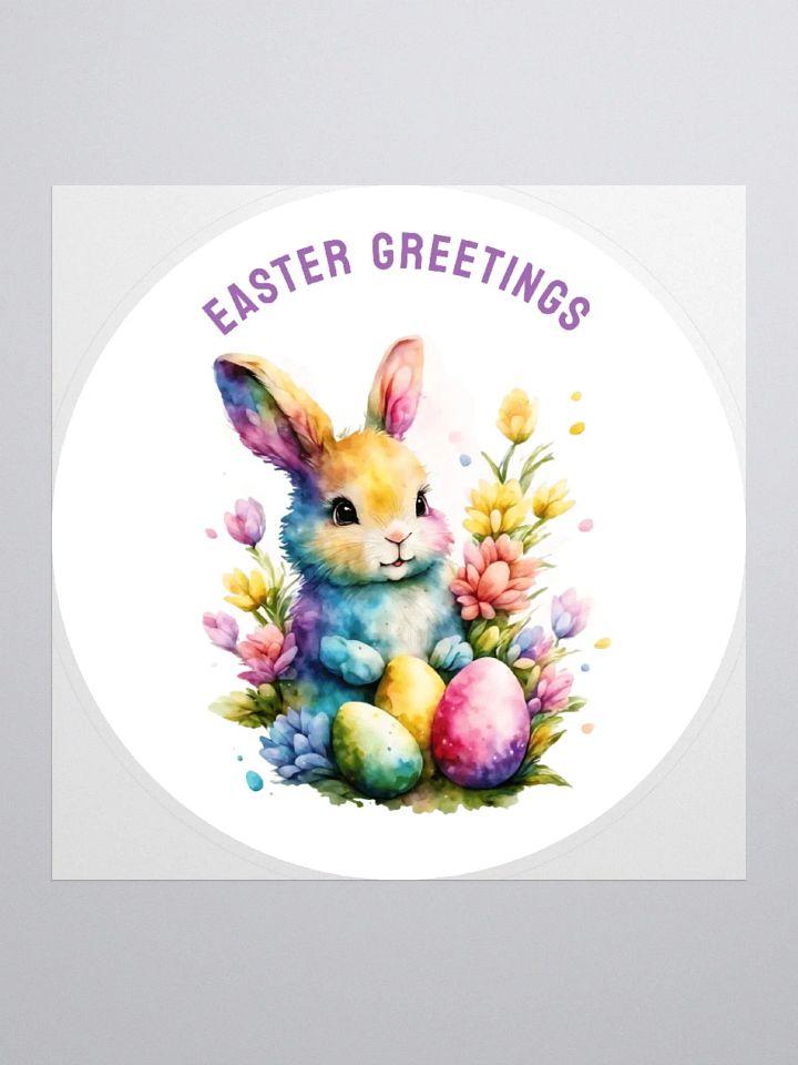 Colorful Easter Bunny Greetings product image (2)