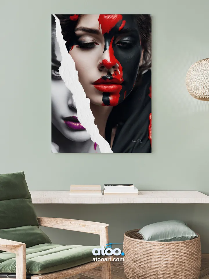 Living in Colors | Red, purple and beyond... | Collage Wall Art product image (2)