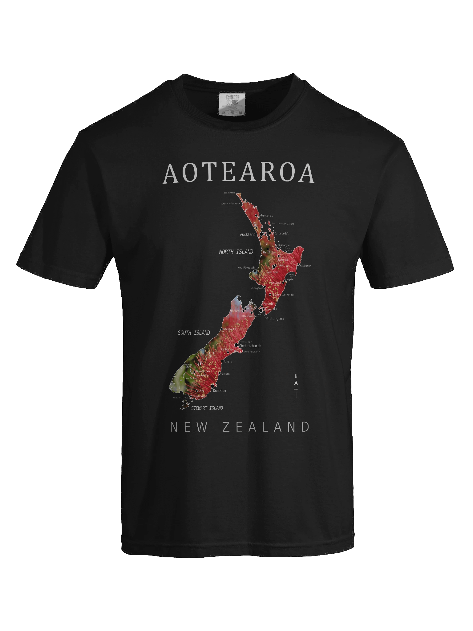 AOTEAROA MAP DETAILED POHUTAKAWA product image (27)