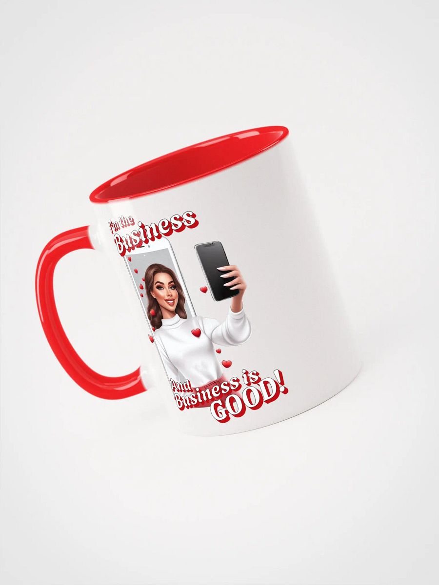 I'm The Business - Social Media Influencer - Ceramic Mug with Color Inside - v4 product image (3)