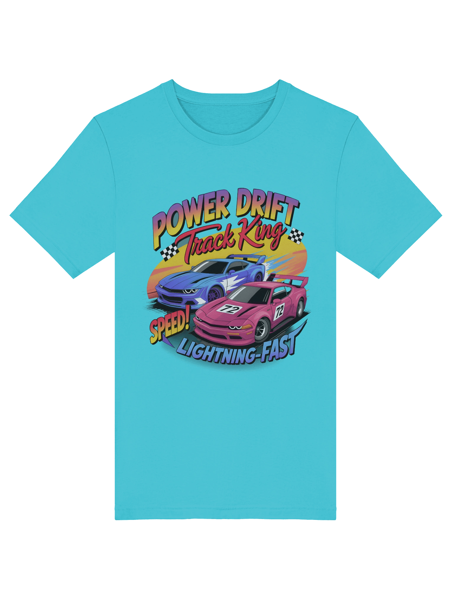 Power Drift Racing Cars – Futuristic T-Shirt Design - Hein Signature Studios product image (29)