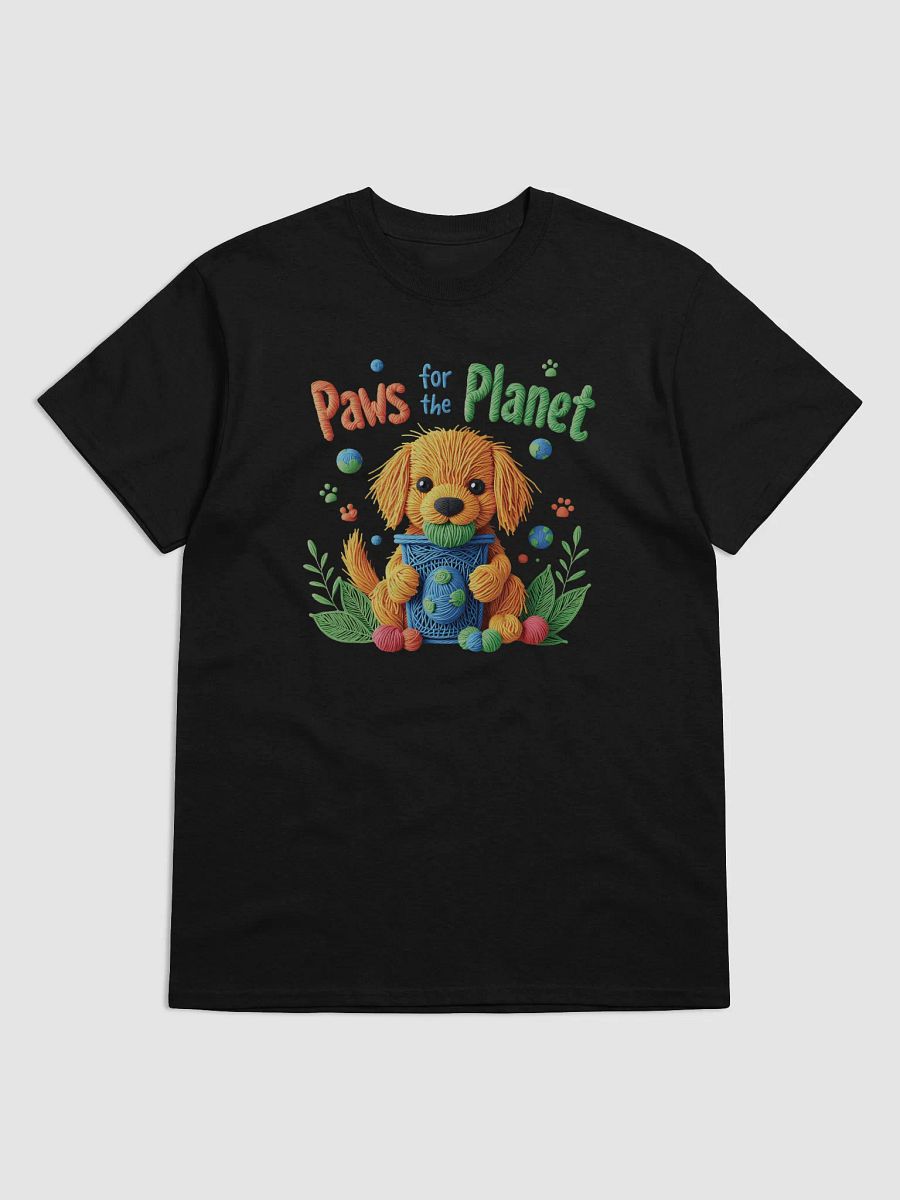 Paws for the Planet - Cute Eco-Friendly Dog Earth Day T-Shirt product image (3)