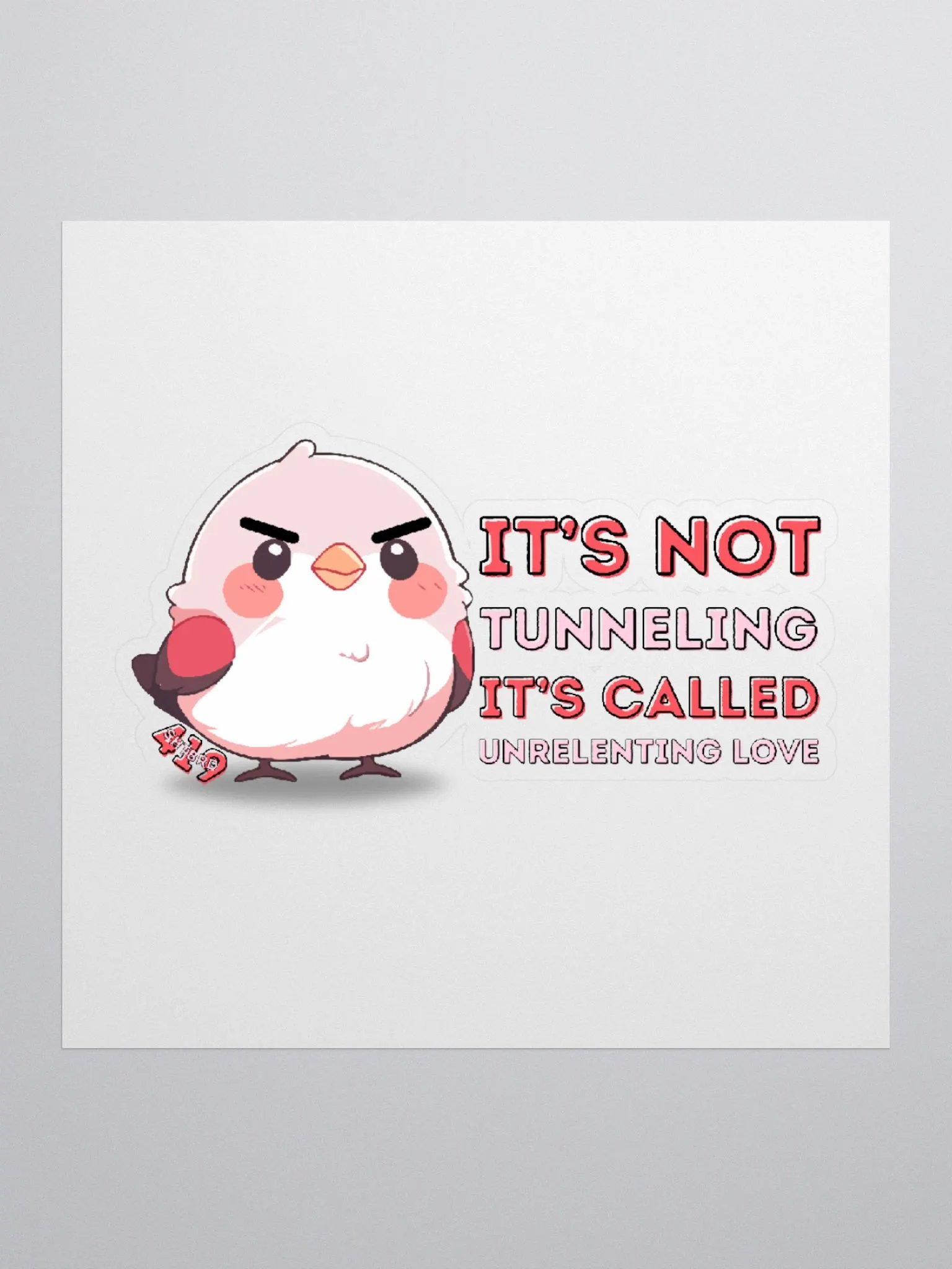 Unrelenting Love Sticker product image (1)