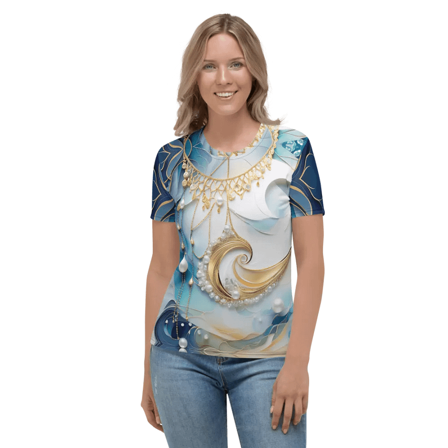Gold Neckless T Shirt product image (2)