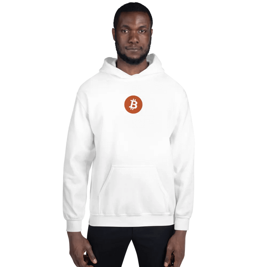 Bitcoin Logo Embroidered Hoodie product image (7)