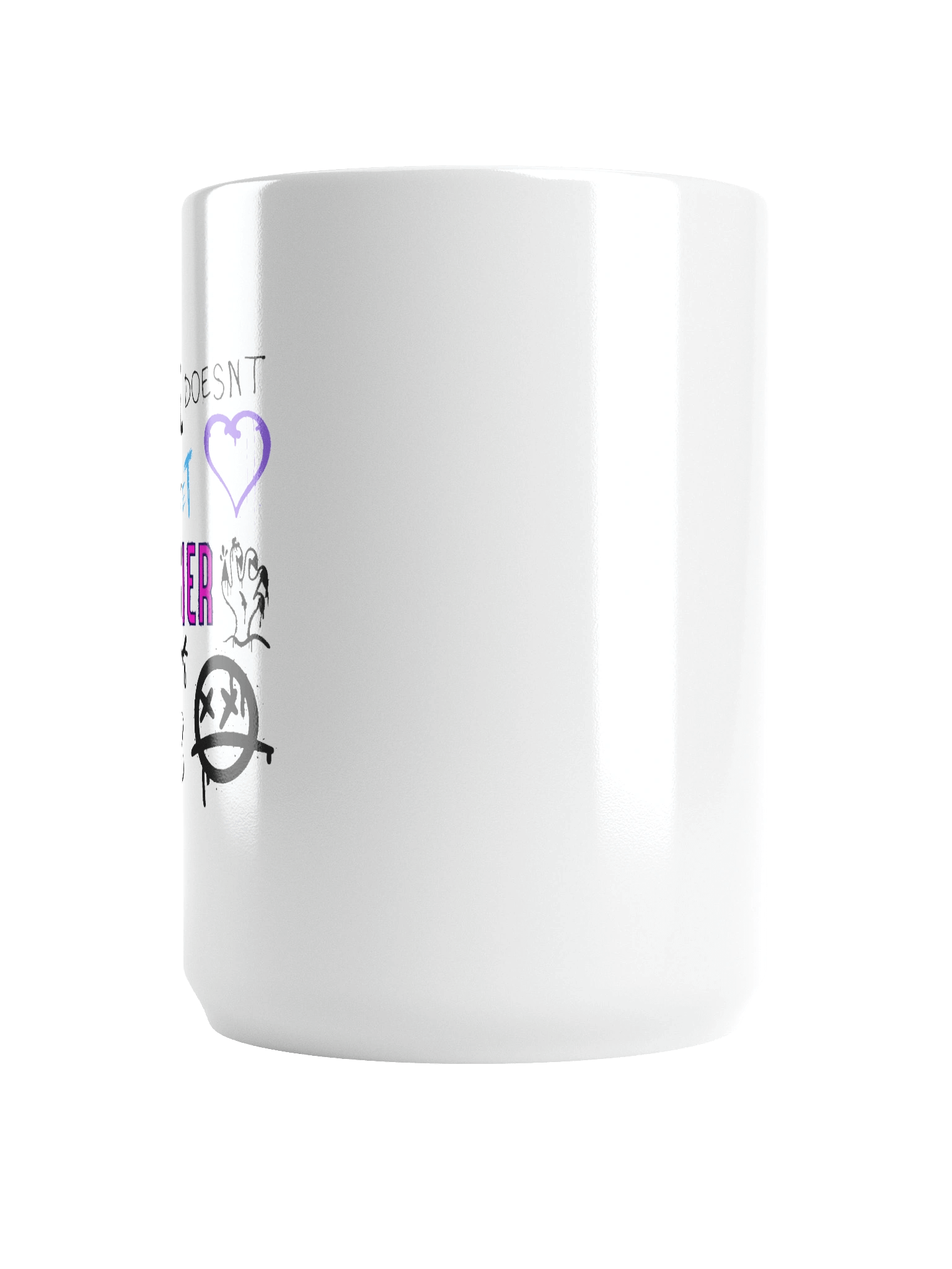 Distorted Vision White Mug product image (6)
