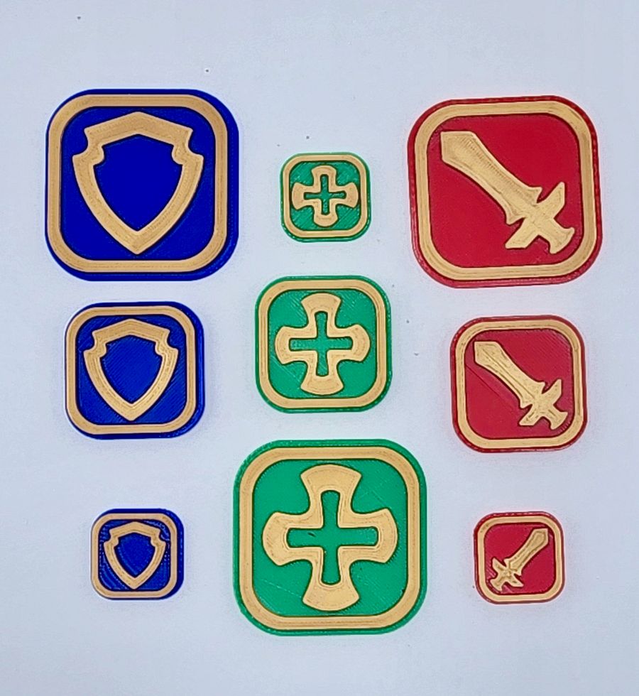 3D Printed Final Fantasy XIV Magnets product image (1)