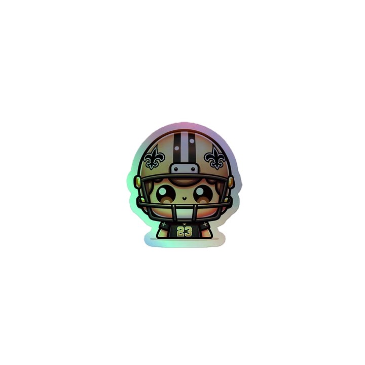 KAWAII New Orleans Saints Player Holographic Sticker product image (1)