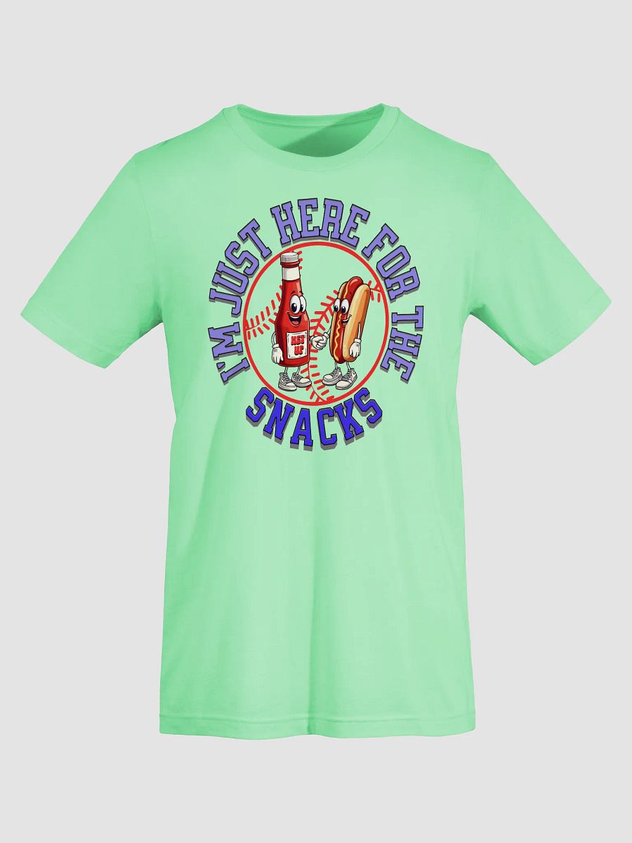 Im Just Here For The Snacks Baseball Buddies Unisex T-Shirt product image (39)