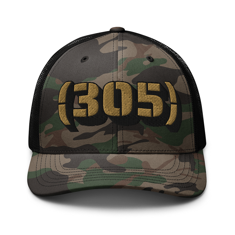 305 Camo Trucker Hat product image (1)