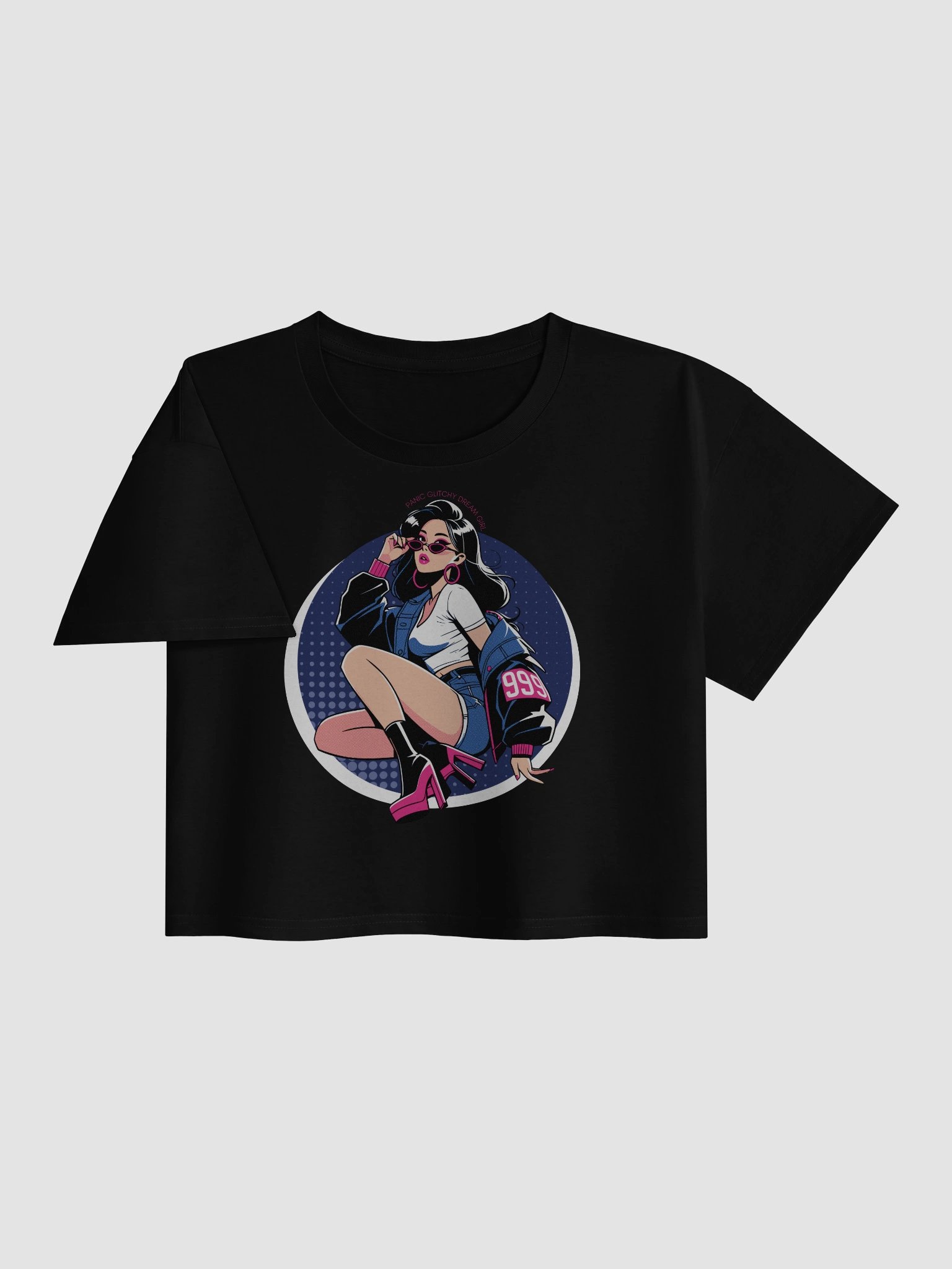 Panic Glitchy Dream Girl Stunner Crop Top product image (3)