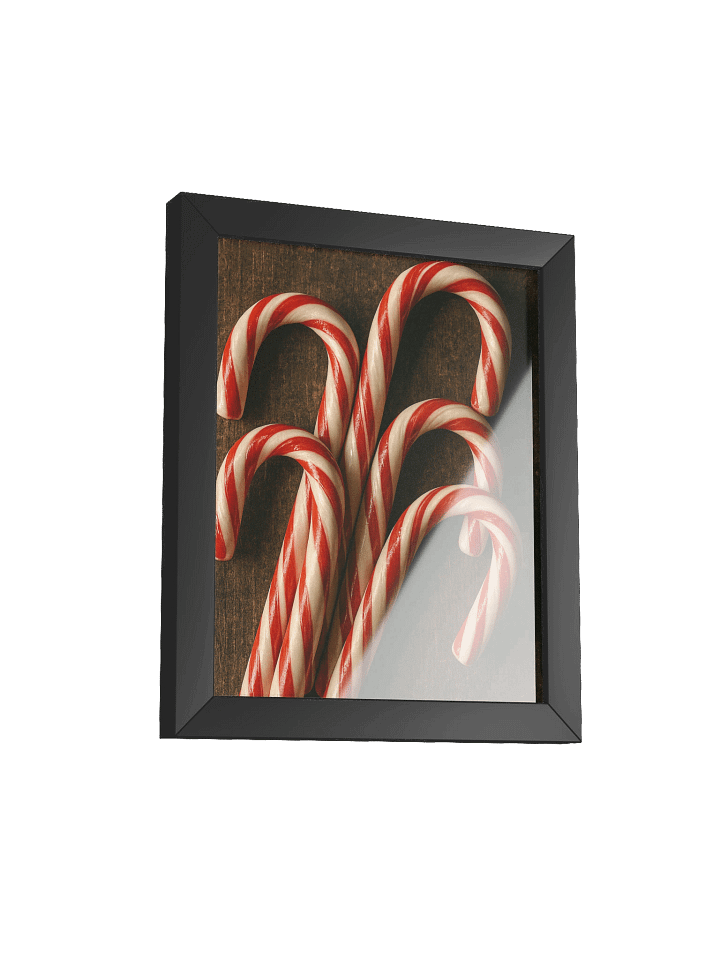 "Candy Cane" Framed Matte Poster product image (2)