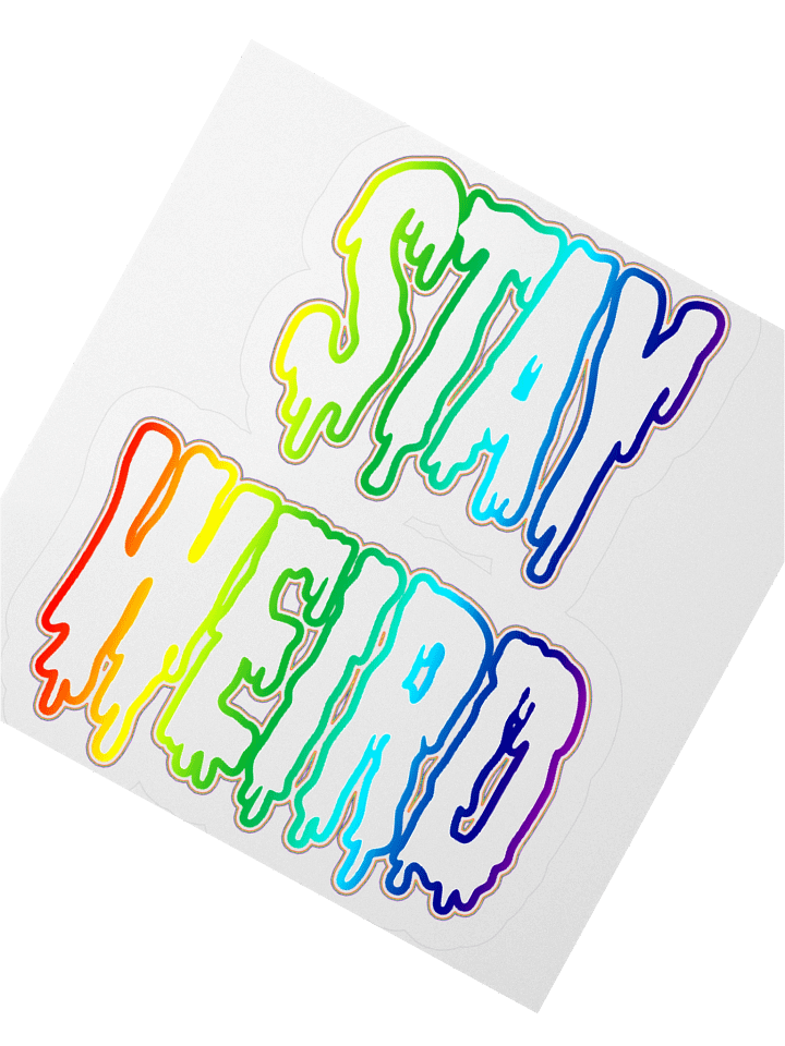 Stay Weird Kiss Cut Sticker product image (6)