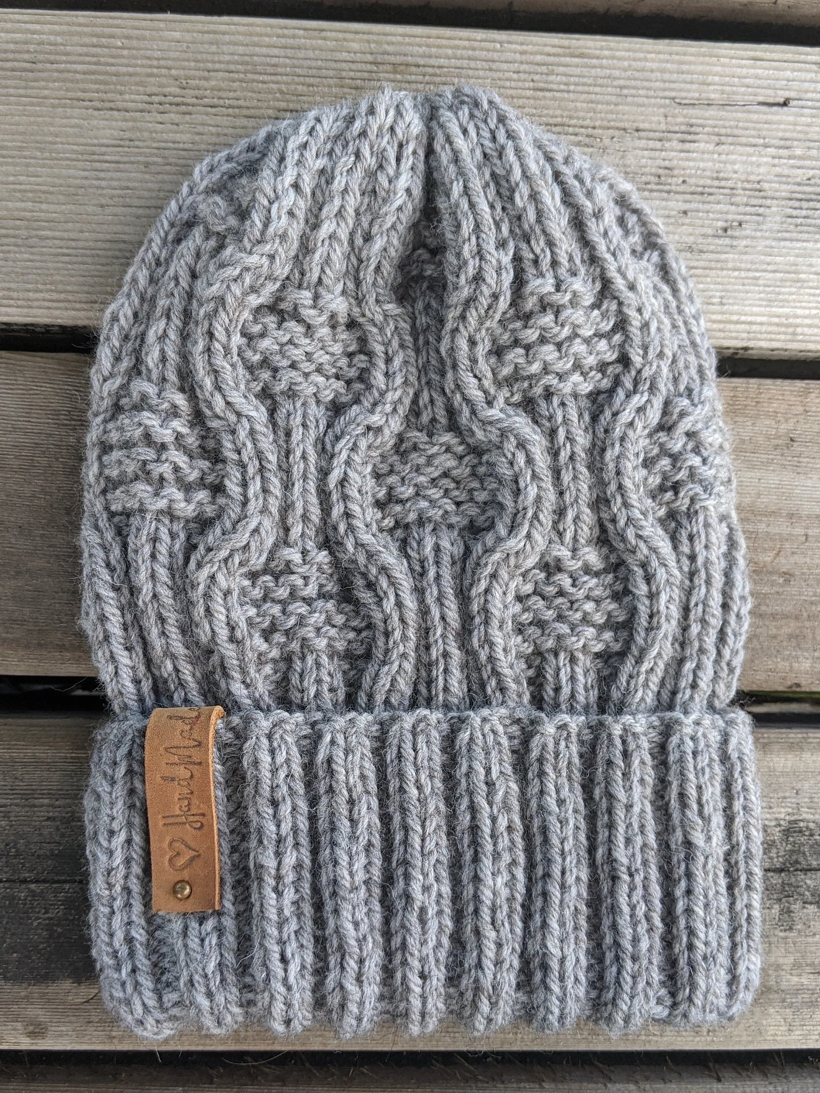 Broadway Chunky Hat Knitting Pattern for Men product image (6)