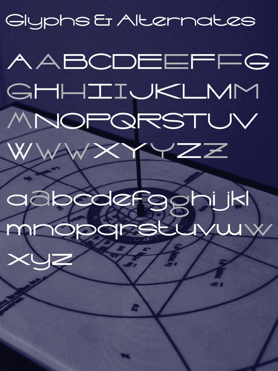 Armillary font product image (2)