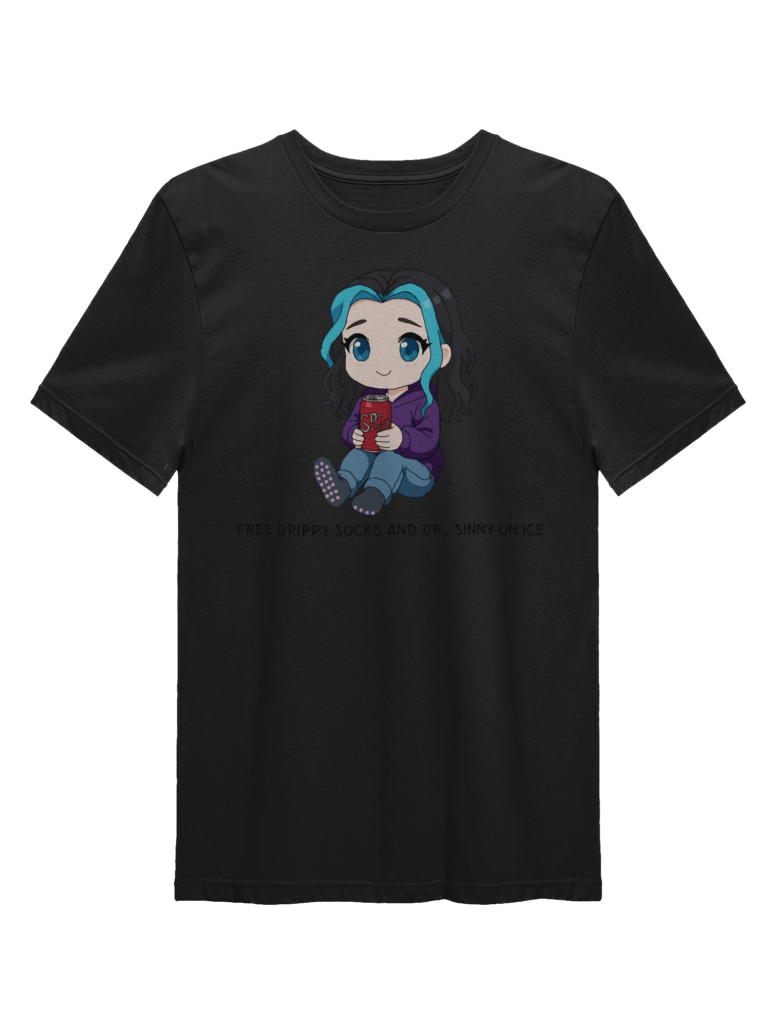 Free Grippy Socks And Dr. Sinny On Ice T Shirt product image (1)