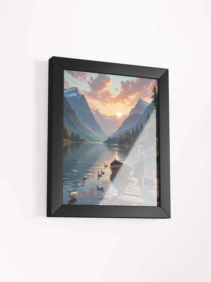 tableau de peinture : Sérénité au bord du lac product image (16)