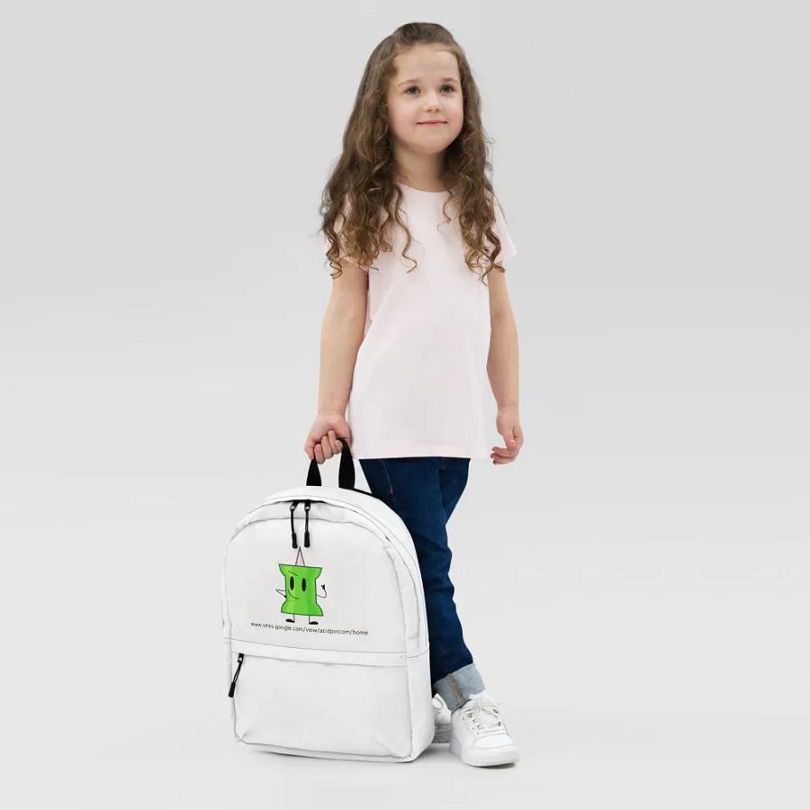 Acid pin and the website link backpack product image (8)