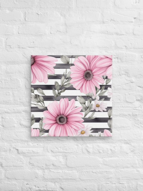 Pink Daisies Poppin': Canvas Print product image (2)