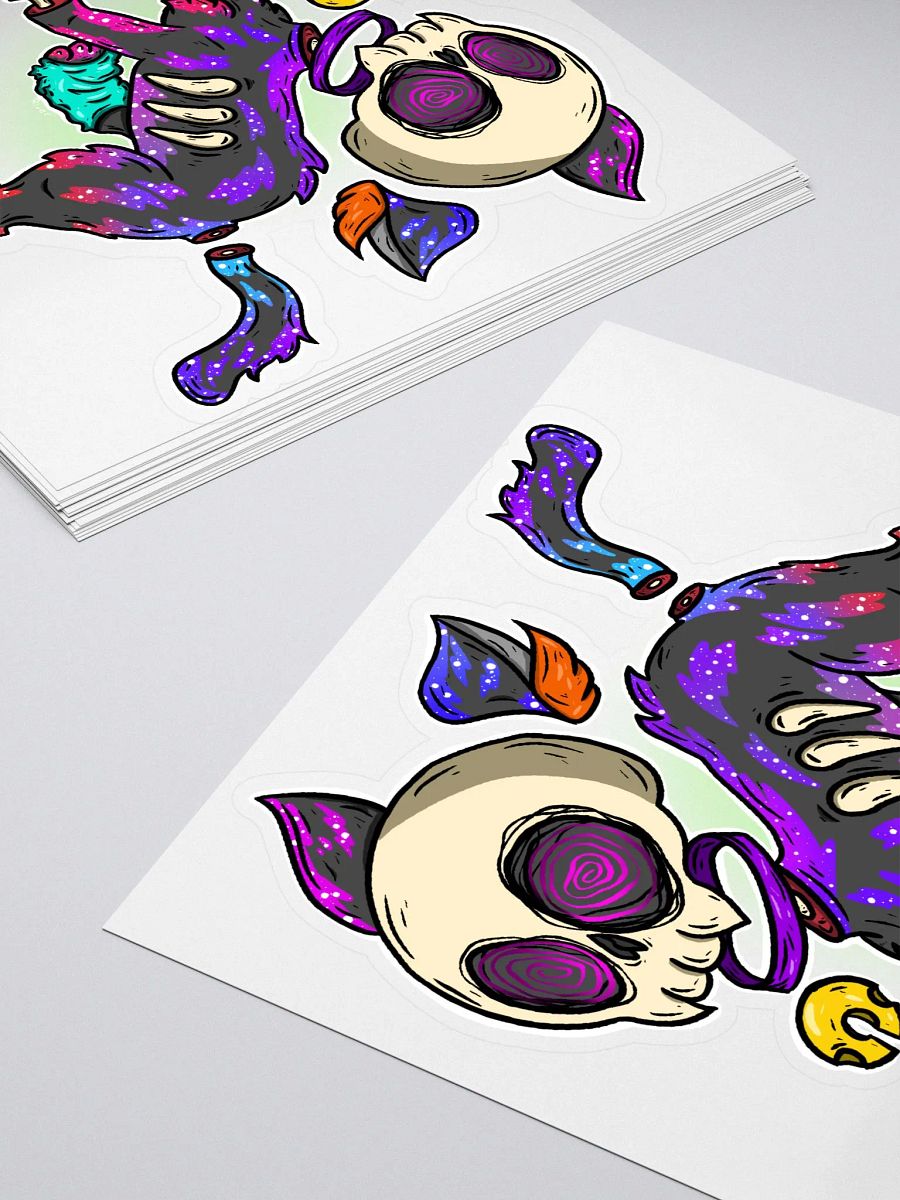 Skull Cat Sticker product image (4)
