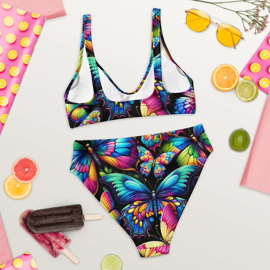 Psychedelic Butterfly Garden Bikini product image (8)
