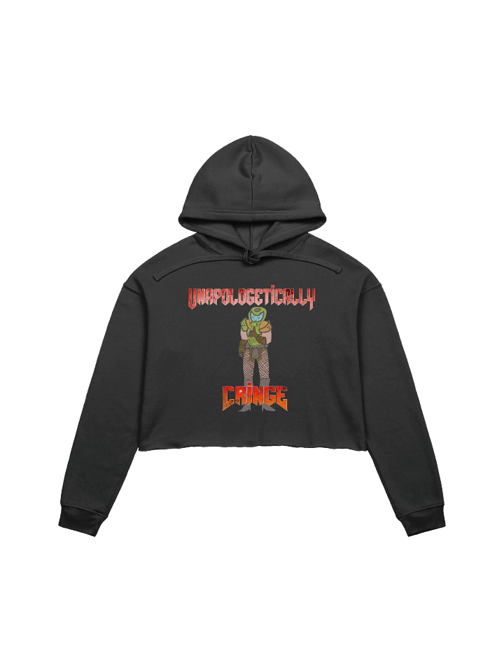 Unapologetically Cringe Crop Hoodie product image (1)