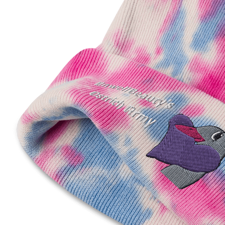 Tie Dye Ostrich Army Beanie product image (6)
