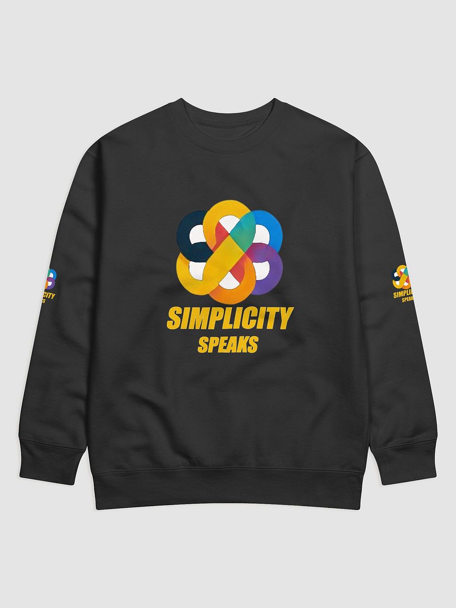 Simplicity Speaks Interlocking Ribbon Sweatshirt product image (1)