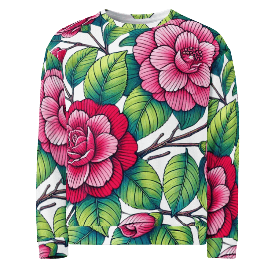 Rose Garden Dreams Unisex Sweatshirt | Ai Design product image (1)