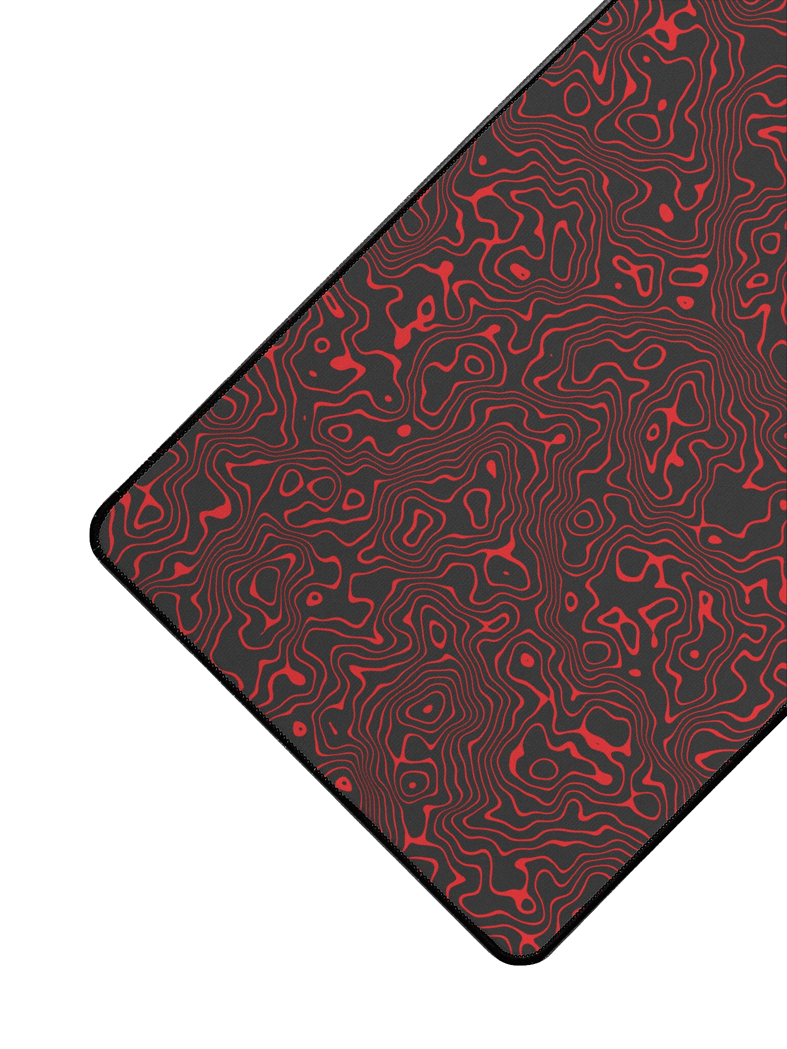 Red Topographic Desk Mat product image (3)