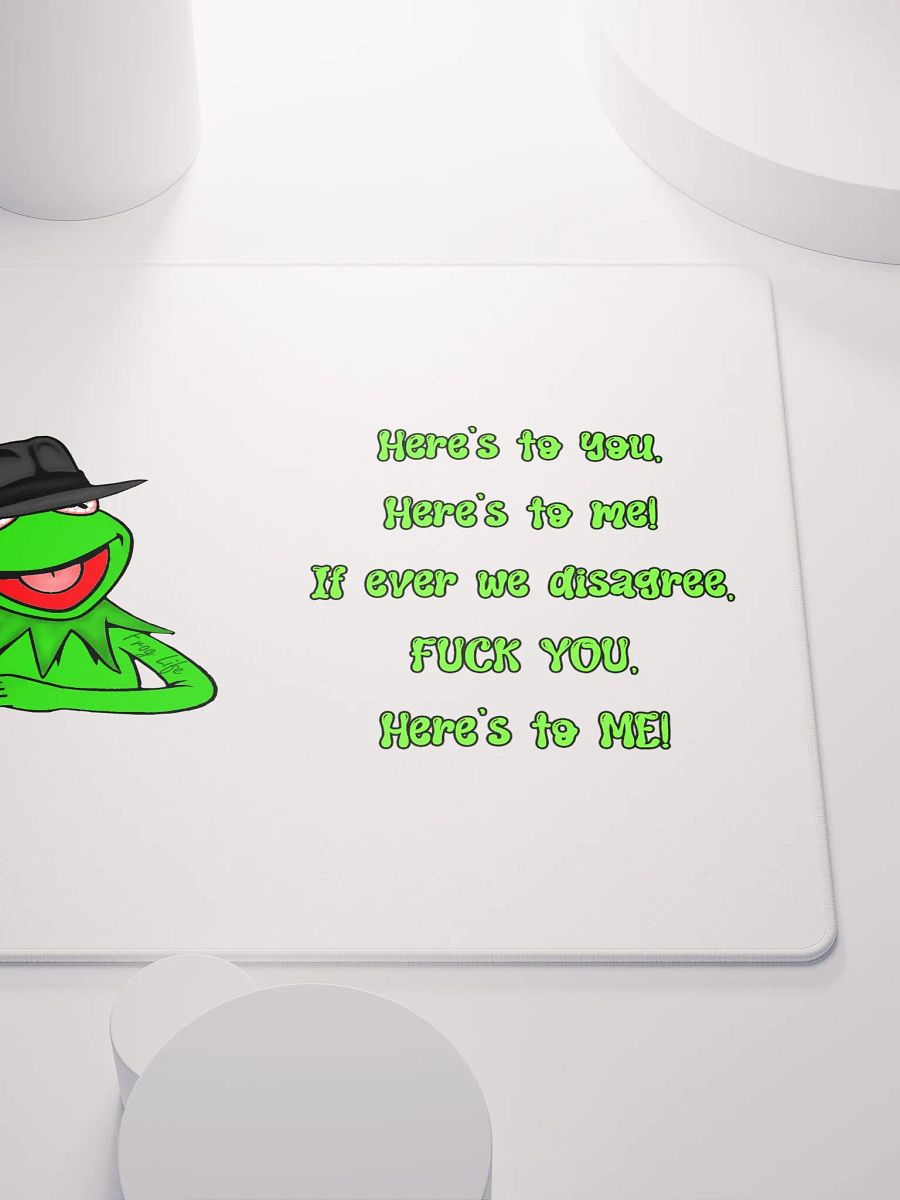 Irreverent Kermit Gaming Mouse Pad product image (9)