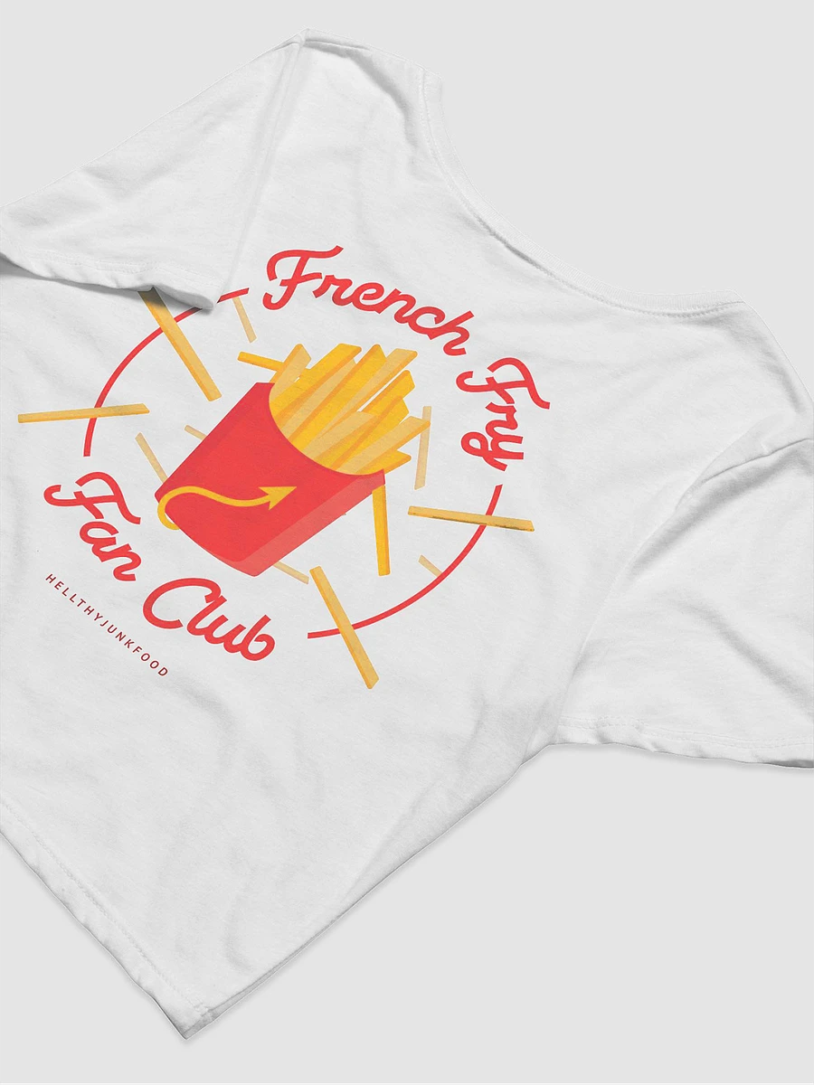 French Fry Fan Club Cropped T-Shirt - White product image (3)